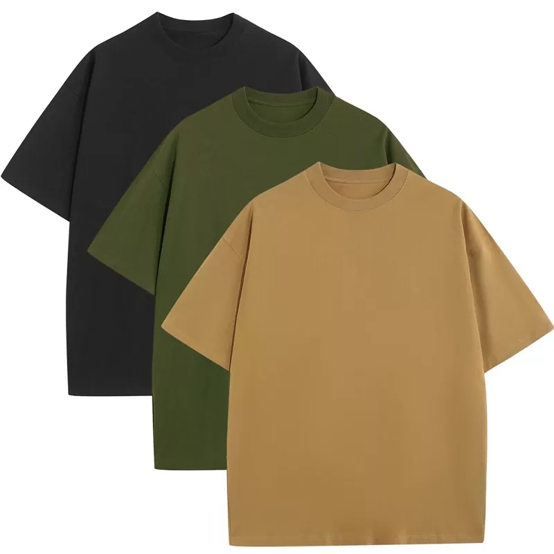 Tungvekt bomulls -tee