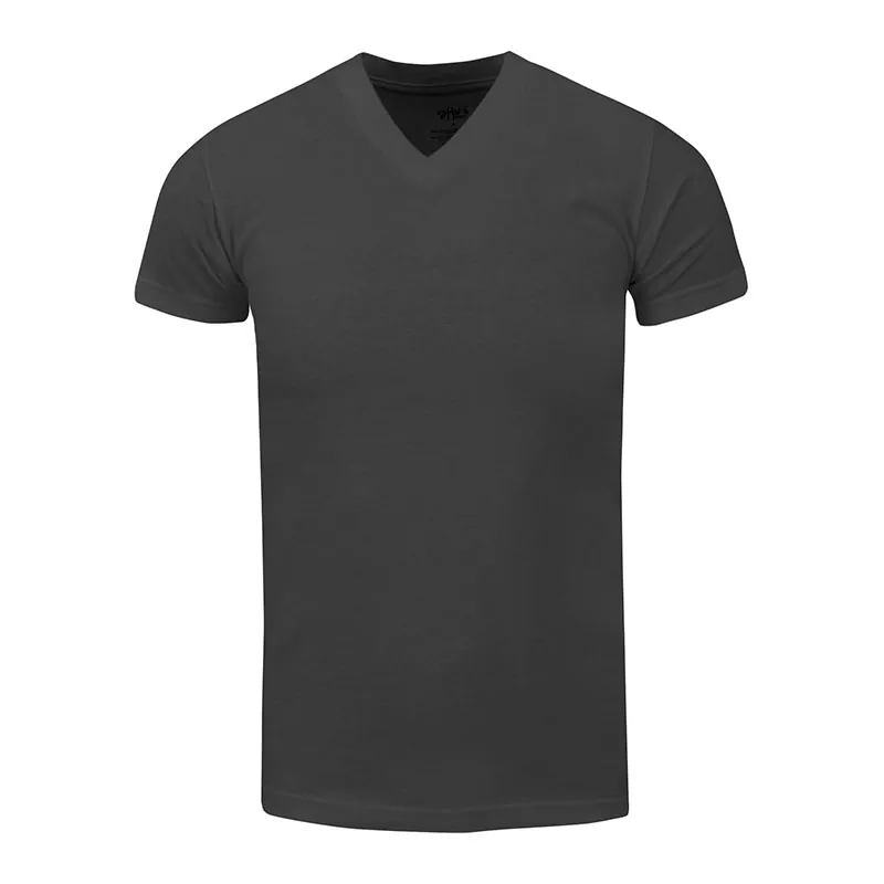 Kort ermet V-hals-tee